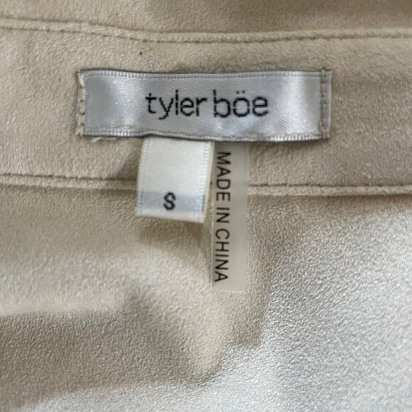 Tyler Boe Womens Long Sleeve Button Down Shirt Top Size‎ Small Minimalist - Picture 7 of 9